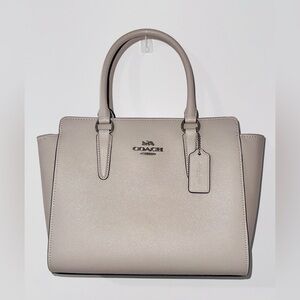 Coach Light Beige Satchel Bag